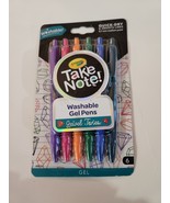 Crayola Take Note! Washable Gel Pens - Jewel Tones - 6 pack - NIP - £6.21 GBP