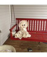 Large Wall Decor VooDoo Doll Upcycled from Ragmop Doll History  - £13.31 GBP