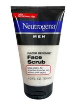 Neutrogena Men Razor Defense Face Scrub 4.2 fl oz New - $47.49