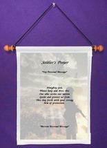 Soldier&#39;s Prayer - Personalized Wall Hanging (997-1) - $19.99