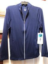 NWT Ladies GOTTEX Navy Blue Golf Tennis Long Sleeve Zip Jacket S M L XL image 2