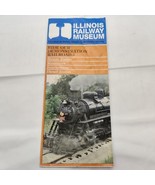 Vintage 1994 Illinois Railway Museum Union Illinois McHenry Trains Brochure - €9,37 EUR
