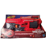 Nerf N-Strike Mega Series Cycloneshock Dart Blaster Gun - Red - New - £33.63 GBP