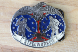 Steelworker belt buckle- NEW - £11.25 GBP