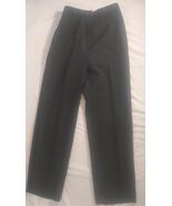 WOMAN&#39;S Class A OFFICER Serge Green Army Dress Pants AG- 489 Black Strip... - $703.12 MXN