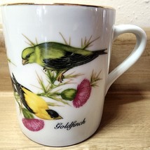 John James Audubon 1985 Goldfinch Mug Porcelain Gold Trim - €8,10 EUR