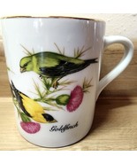 John James Audubon 1985 Goldfinch Mug Porcelain Gold Trim - €8,11 EUR