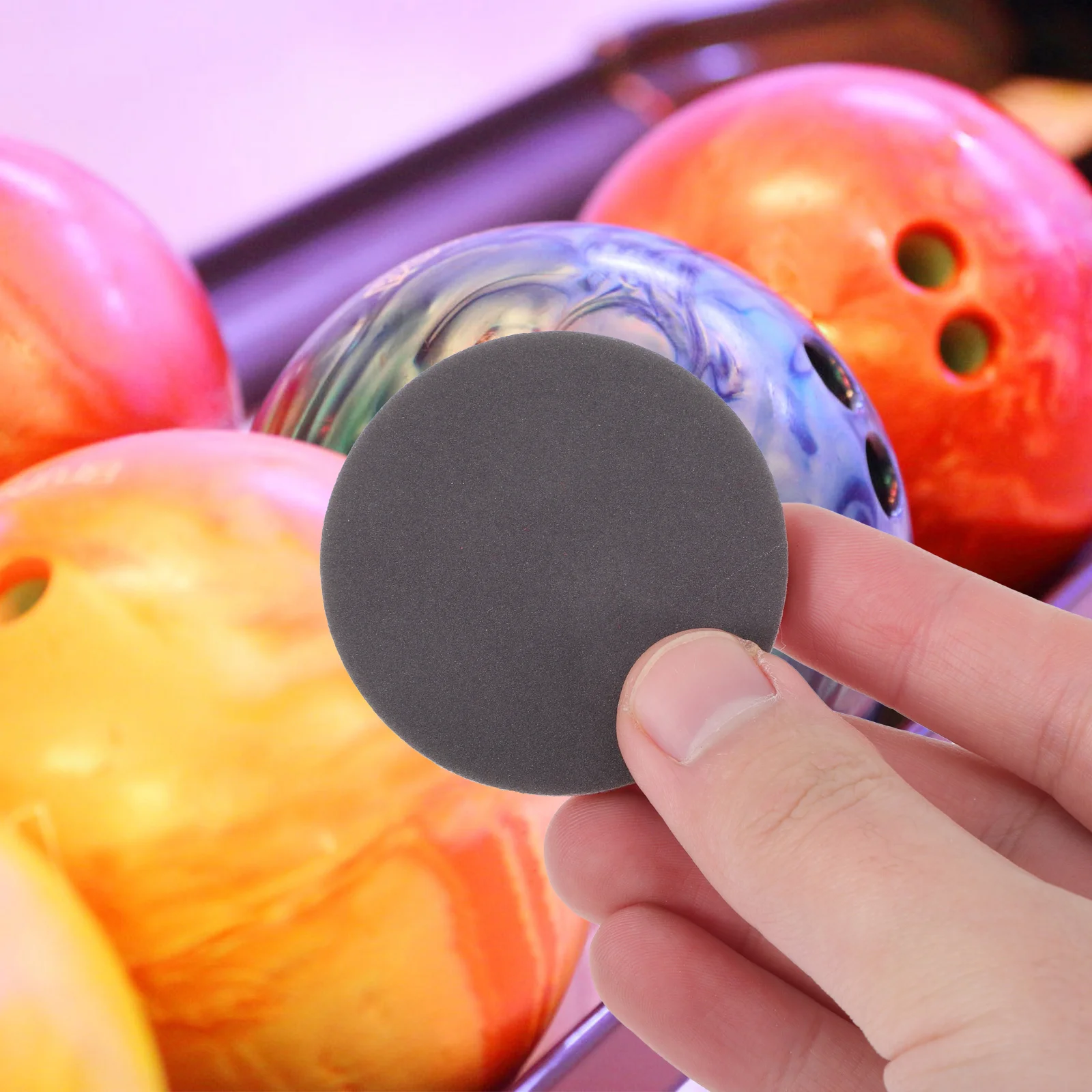 8 Pcs Car Accessories Men Bowling Ball Polishing Pad Cleaning Sponge Pads Cushio - $102.65