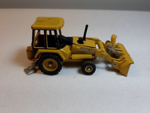 John Deere Tractor Front End Loader ERTL Diecast Yellow Farm Construction Toy - $6.76