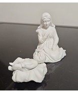 Avon Nativity Collectible MARY And Jesus White Porcelain Bisque Figurine... - £17.20 GBP