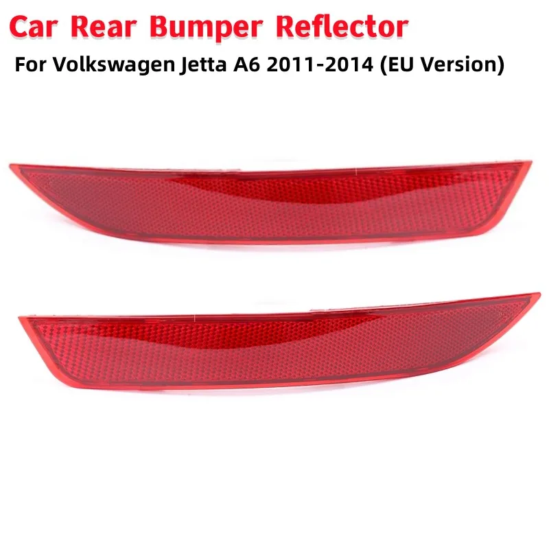 2pcs car rear bumper reflector light reflector fit for volkswagen jetta a6 2011 2014 eu thumb200