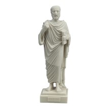 Plato Greek Athenian Philosopher Handmade Statue Sculpture Cast Marble - $39.18