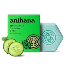 ANIHANA Body Wash Bar with Coconut Oil and Hemp Seed Oil, Soap Free, Moi... - $6.16