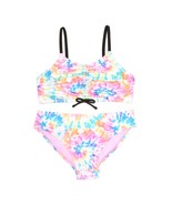 Wonder Nation Girls&#39; Tie Dye Printed 2-Piece Bikini Swimsuit Size XS (4-5) - $271.05 MXN