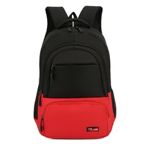 Printed Logo Waterproof Oxford Cloth Backpack Leisure Travel Student Fashion Tre - £93.68 GBP
