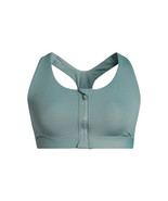 Avia Women&#39;s Medium Impact Zip Front Sports Bra, Grayed Teal Size XS(0-2) - $343.37 MXN