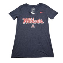 The Nike Tee Shirt Womens S Black V Neck Short Sleeve Wildcats Athletic Cut - £14.45 GBP