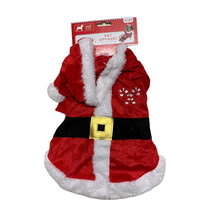 Holiday Time Pet Apparel Christmas Santa Small Dog Costume Red - £3.76 GBP