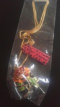 New Betsey Johnson Necklace Rose Pin Brooch - £17.29 GBP