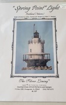 The Silver Lining Spring Point Light Cross Stitch Pattern Marc Saastad H... - $14.20