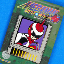 Mega Man Battle Network Proto Man ProtoMan.EXE Navi Chip Enamel Pin Figure - $14.99