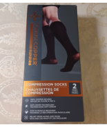 Tommie Copper Sport Compression Socks 2 Pair Large/X-Large - $16.48 CAD