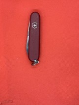 Red Ecoline Victorinox Swiss Army Recruit Knife Retired - £38.13 GBP