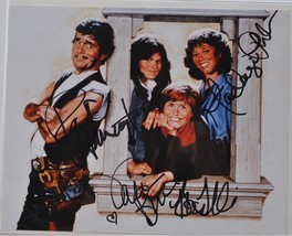 One Day At A Time Cast Signed Photo X4 - Bonnie Franklin, Pat Harrington ++ w/CO - £286.07 GBP