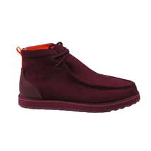 Men's TAYNO Wallabee Style Chukka Boots Soft Micro Suede MOJAVE S Wine image 7