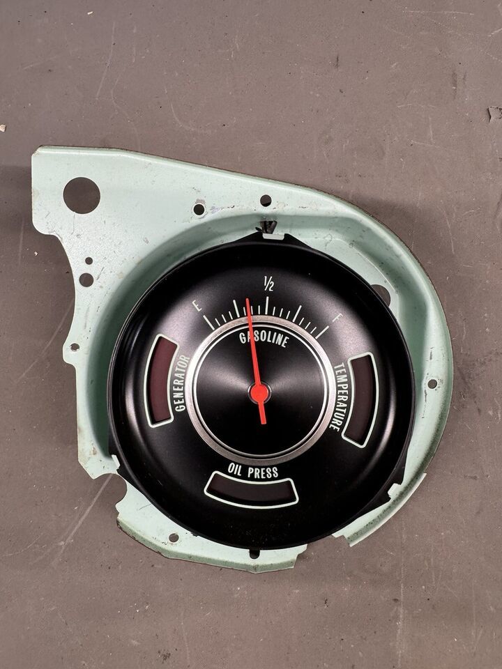 1969 Chevy Chevelle El Camino Malibu Gas Fuel Gauge Dash Instrument Clus... - $111.90