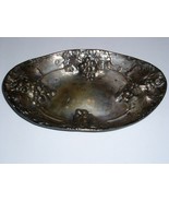 Regency Plate E P on Copper Serving Tray Grapes Vintage 1000 - $34.99