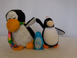 Giftco Penguin Plush Vintage 1984 + His Friend and a rare Penguin Brush Stuffed  - £7.76 GBP