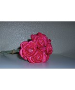 6Pcs Peony Head Silk Artificial Flower Wedding Ester Decoration Home Dec... - £3.91 GBP