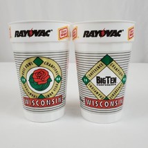 (2) Wisconsin Badgers 1994 Rose Bowl Big 10 Champions Souvenir Plastic Cup 16oz - £11.05 GBP