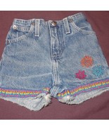 Blue Jeans Denim Suns Shorts Size 2T Girls Sonoma 100% Cotton - £3.78 GBP