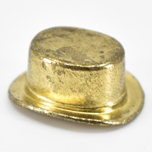 Vintage Monopoly Men&#39;s Top Hat Replacement Gold Game Piece Token - £5.53 GBP