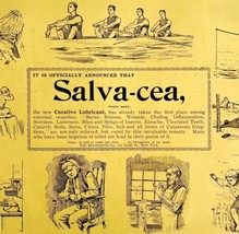 Salvacea Quack Medicine 1894 Advertisement Victorian Medical Pictorial 2 ADBN1a - £23.50 GBP