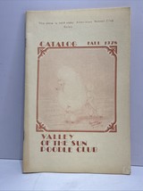 Vintage Valley Of The Sun Poodle Club Program Catalog 1978 Arizona AZ - £30.62 GBP