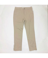 Talbots Beige Pants with Zippers at the Ankles Wms Size 10 - £15.53 GBP