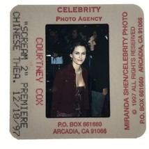 1997 Courtney Cox at &quot;Scream 2&quot; Premier Celebrity Photo Transparency Sli... - £7.46 GBP