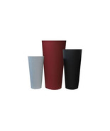Tusco 32 in. Cosmo Tall Round Planter Black - $3,130.05 MXN