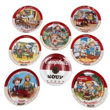 Campbell&#39;s Soup Kids Numbered Collector Plates 1993 Danbury Mint Set of 8 VTG - £66.27 GBP