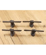 4 Drawer Pulls Cabinet Handles Rustic Hand And Stick Kitchen Bathroom Dr... - €17,04 EUR