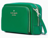 Kate Spade Dual Zip Around Crossbody Green Saffiano Leather WLR00410 NWT... - $108.89