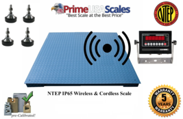 Prime NTEP Wireless 48&quot; x 48&quot; (4&#39; x 4&#39;) Floor scale 5,000 lb x 1 lb - £2,843.78 GBP