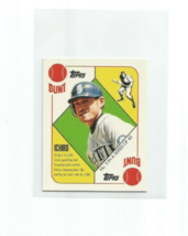 Ichiro (Seattle Mariners) 2010 Topps &#39;51 Version Blue Back Mini Card #5 - £5.29 GBP