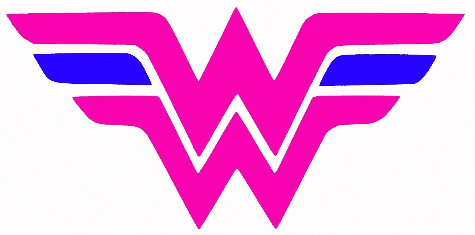 PINK Thin blue line Wonder Woman Decal For for Car Truck Sticker Vinyl Police