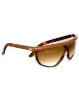 Carlos Falchi Vintage Sunglasses F 100 Tortoise Shield France 67[]14 130... - $19.99