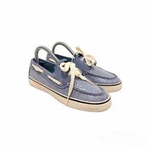 Sperry Top-Sider Sequin Periwinkle Blue Boat Shoes Women&#39;s Size 6.5 - $38.22