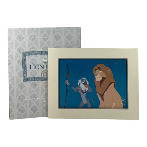 The Lion King Disney Commemorative Lithograph Rafiki and Simba ...
